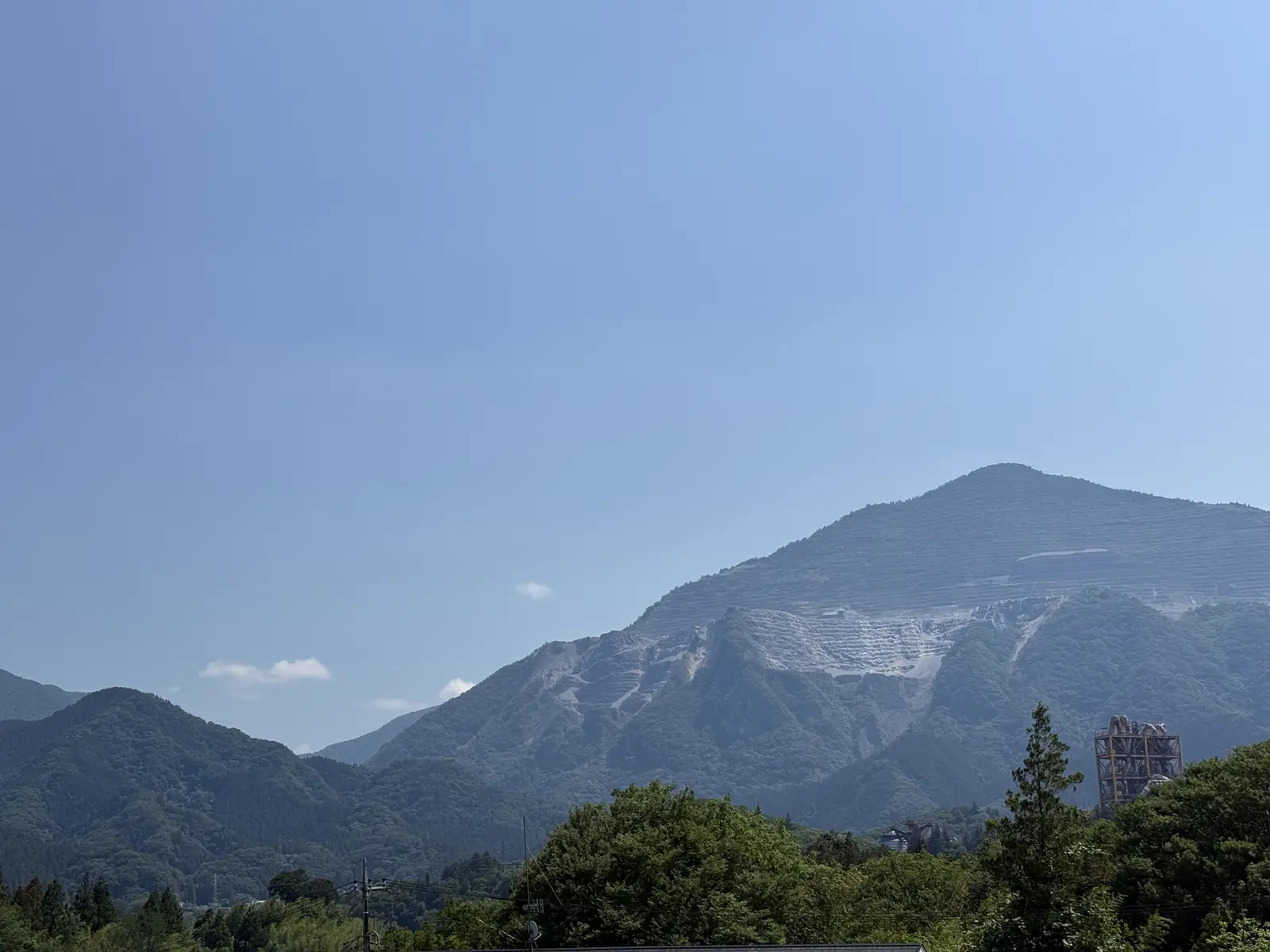 秩父の山並み